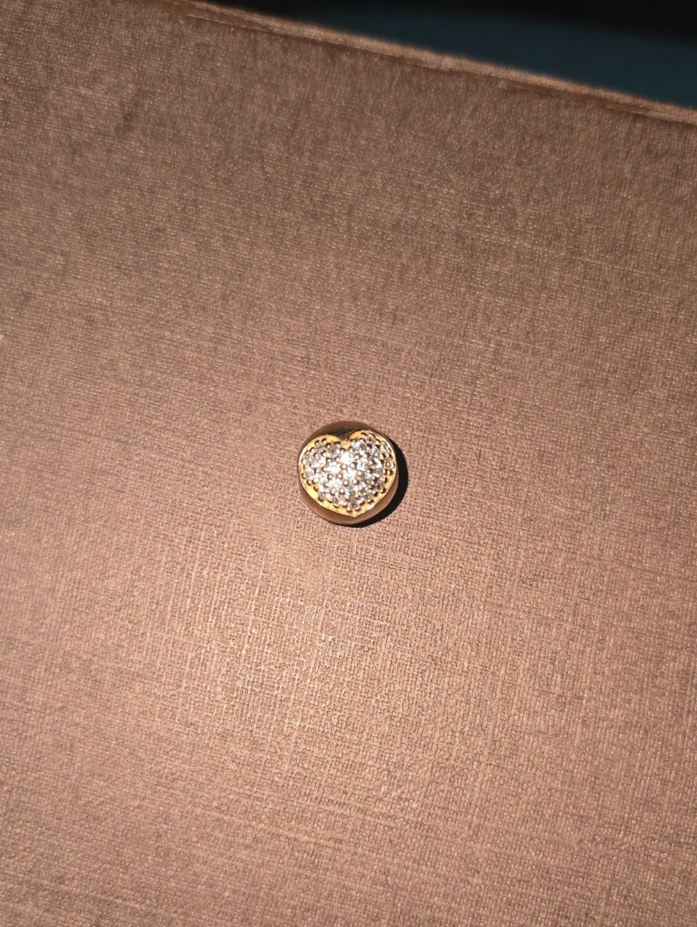 Pandora Pavé Heart Clip Charm 750832CZ